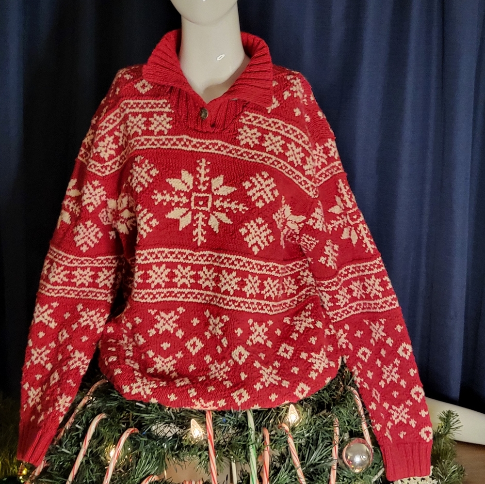 Ralph Lauren hand knitted Christmas Sweater